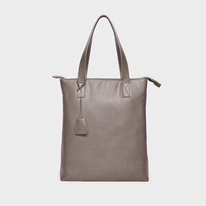 Article&Goods Elegant Taupe Leather Tote Bag